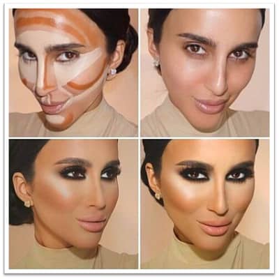 تسمين الوجه النحيف